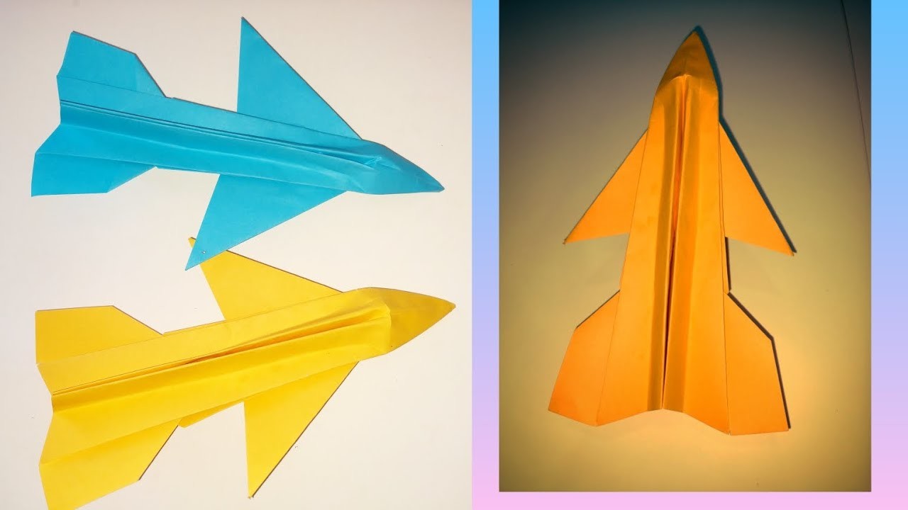 How to make Rocket with paper || How to make Paper Rocket || Easy paper Craft