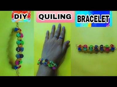 "????HOW TO ????MAKE |????BRACELET???? BY| ????QUILING???? PAPER . "|  #youtube #quilling #trending #diy
