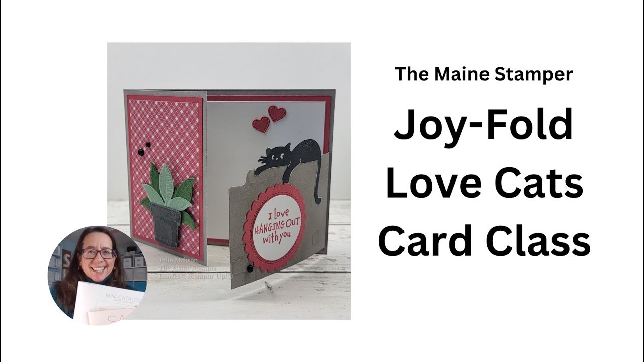 Joy-Fold Love Cats Card