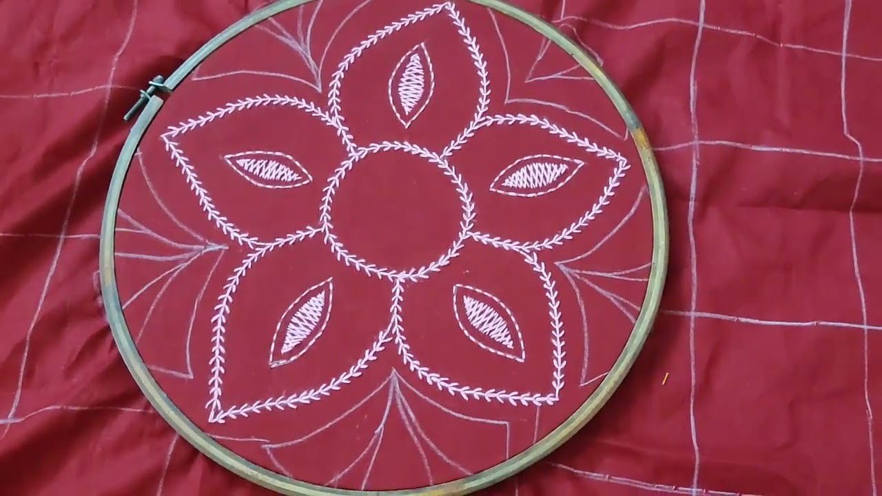 Latest traditional nakshi kantha full design hand embroidery tutorial,Noksi katha selai,Katha stitch