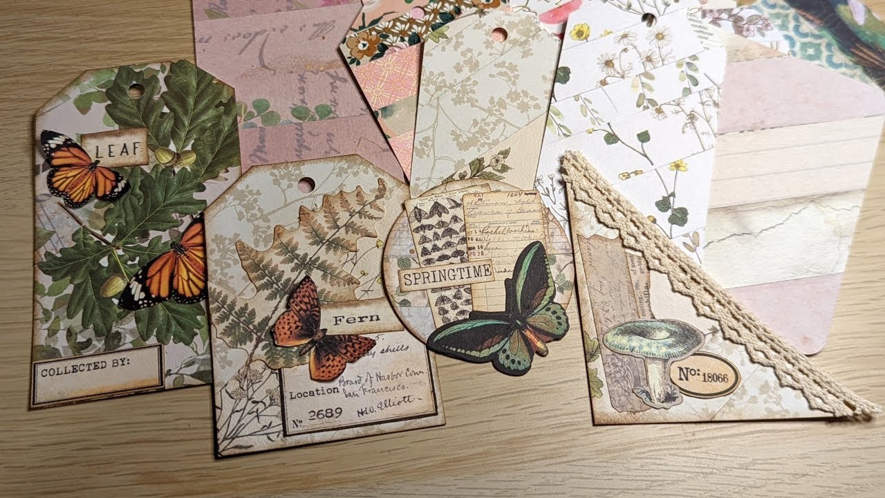 Let's Use Up Those Pesky Paper Strips! ???? Making Junk Journal Ephemera From Scraps | Shop Your Trash