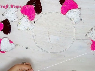 Love Heart Wind Chimes Craft | Valentine's Day Craft ideas | Heart Wind Chime