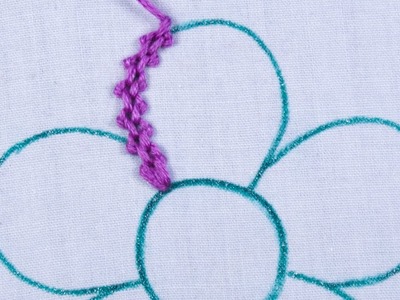 Modern Flower Embroidery, Magic Of Needle Work, Easy Flower Design Hand Embroidery Stitch