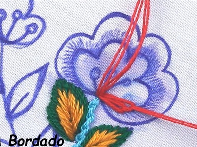 Modern Hand Embroidery Super Unique Decorative Needle Work Flower Design With Easy Sewing Tutorial