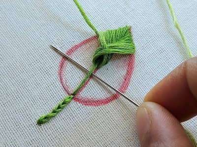 Most beautiful leaf hand embroidery|latest hand embroidery|hand embroidery