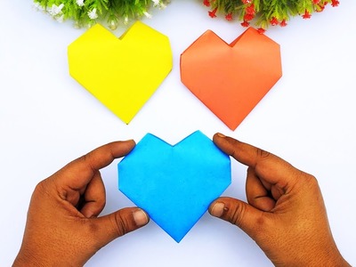 Origami 3D Paper Heart For Ever | Beautiful Paper Heart For Gifts Another | Easy To Make Paper Heart