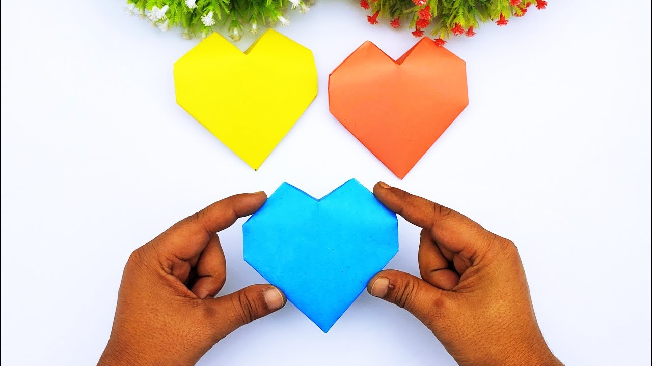 Origami 3D Paper Heart For Ever | Beautiful Paper Heart For Gifts Another | Easy To Make Paper Heart