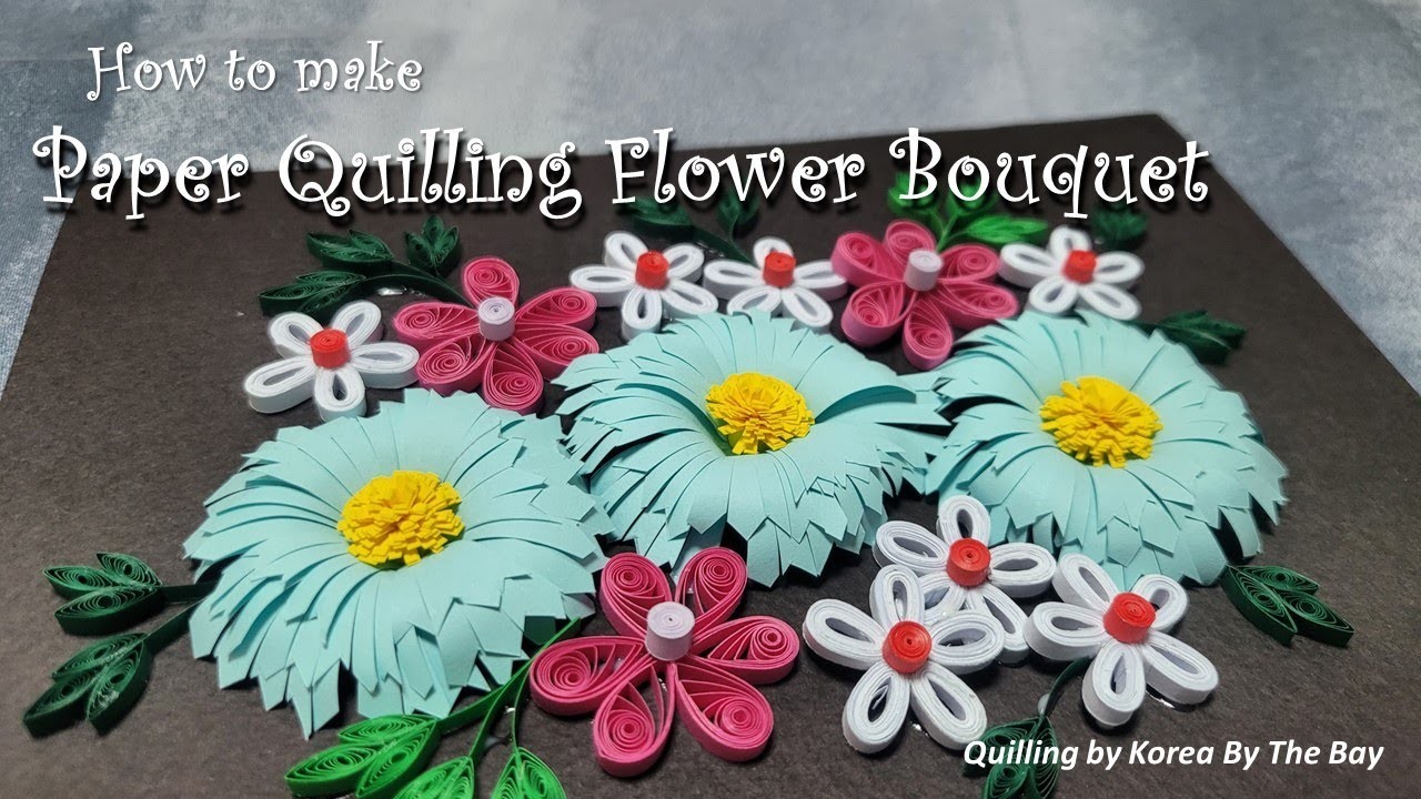 Paper quilling flower bouquet | DIY | Papercraft ????????