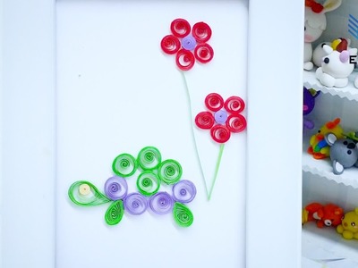 Quilling Daffodils and Turtle for a Cute and Simple Project | Craft Tutorial Fun and Simple Quilling