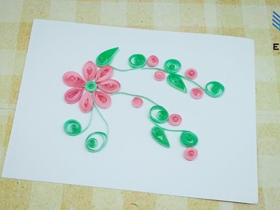 Simple types of the peony flower from quilling | Learn how to do them quickly