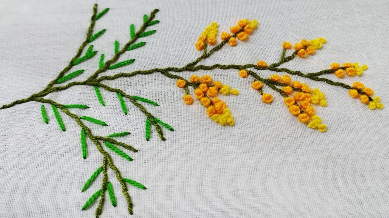 Super easy hand embroidery.