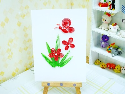 The Language of Butterflies: Card Convey Deep Love with Persian Buttercup and Fluttering Wings