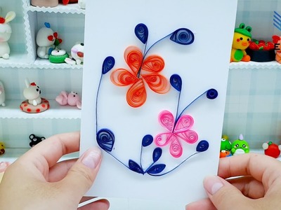 Tutorial for paper quilling wild sunflower | Beautiful Quilling Cards
