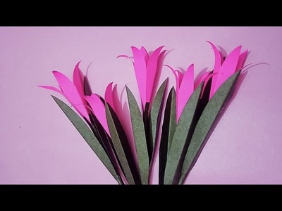 "Unbelievable 3D Paper Flower Making! How to Create an Elegant Bloom Easily"
