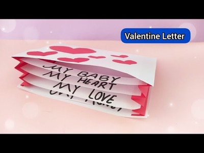Valentine Letter: How to Make 3D Paper Valentine Letter