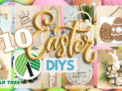 ???? 10 BEST Easter DIYS! Dollar Tree DIY Coastal Spring Hacks