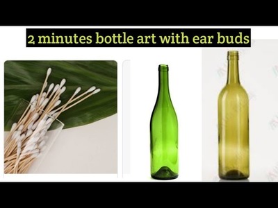2,Simple Bottle art for beginners|DIY bottle decoration ideas|Glass Bottle Art #diys#bottleart