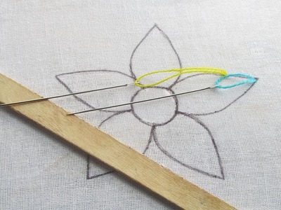 Beautiful Flower Embroidery Stitces For Beginners. Easy Hand Embroidery Flower Stitches Tutorial