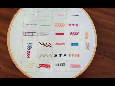 Beautiful Hand  Embroidery Stitches Tutorial
