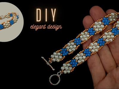Beginner beading. beaded bracelet pattern. beaded jewelry DIY