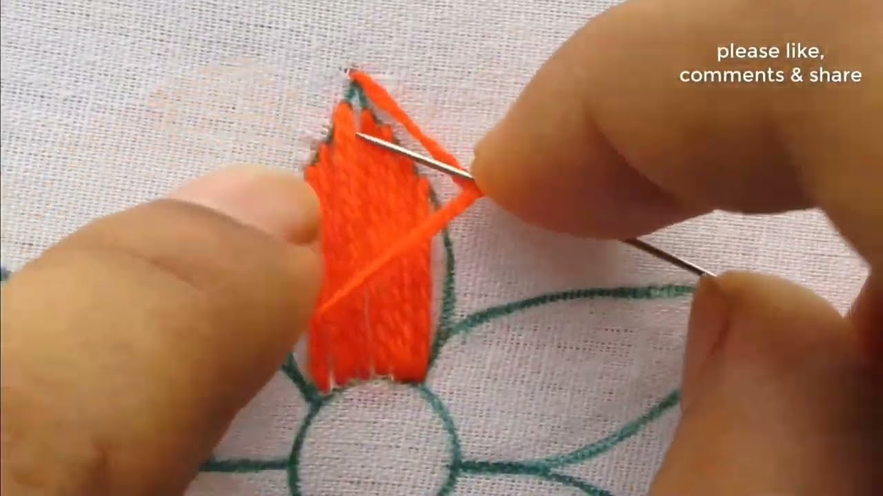 Brazilian Hand Embroidery Tutorial in a Smart Way