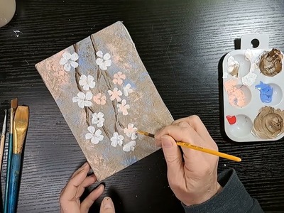 Cherry Blossoms | Painting By Mary Stellar