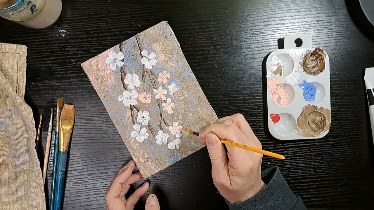 Cherry Blossoms | Painting By Mary Stellar