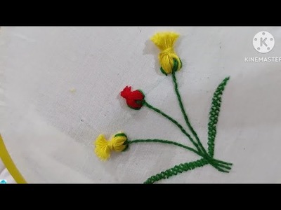 Creative Flower Hand Embroidery| Trendy Embroidery| @skillscloud