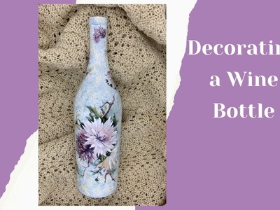 Decorating a Wine Bottle | KaraBottles#6