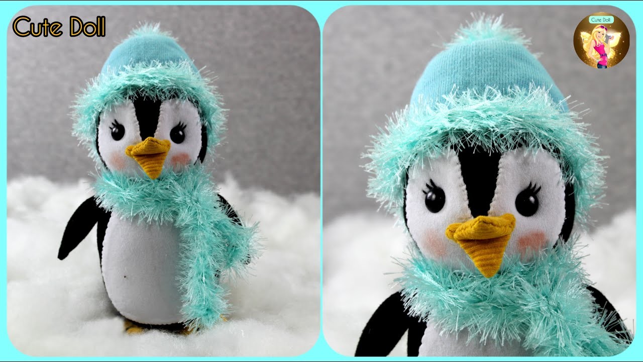 Diy penguin.The charming trick of making beautiful sock penguins without spending a lot of money#diy