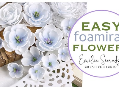 EASY Handmade Foamiran Flowers. Easiest Technique Tutorial