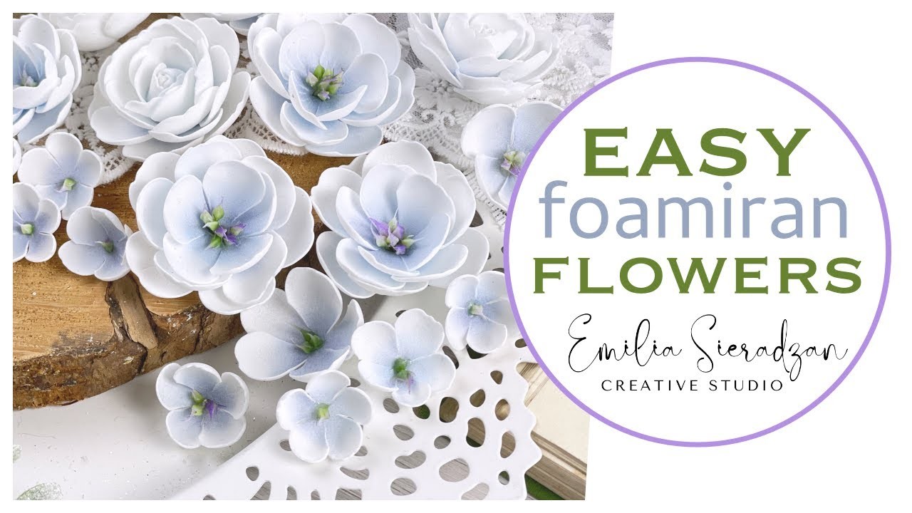 EASY Handmade Foamiran Flowers. Easiest Technique Tutorial
