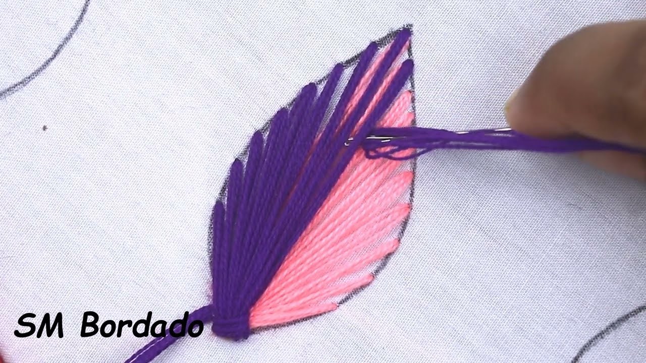 Fantastic Hand Embroidery | Exclusive Flower Embroidery Design For All Over| leaf embroidery design