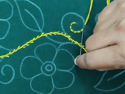 Floral border hand embroidery nakshi kantha design stitch,Amazing nakshi kantha border line