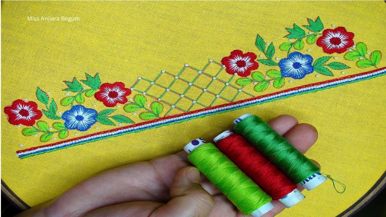 "Hand Embroidery Designs for Dresses: Top Trends & Techniques"