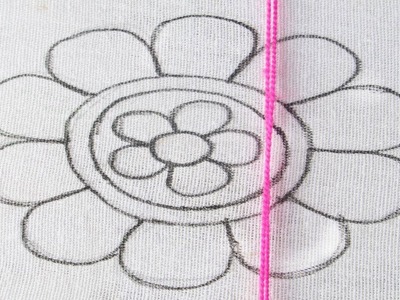 Hand Embroidery Easy Flower Stitches. Beautiful Flower Embroidery Stitces For Beginners