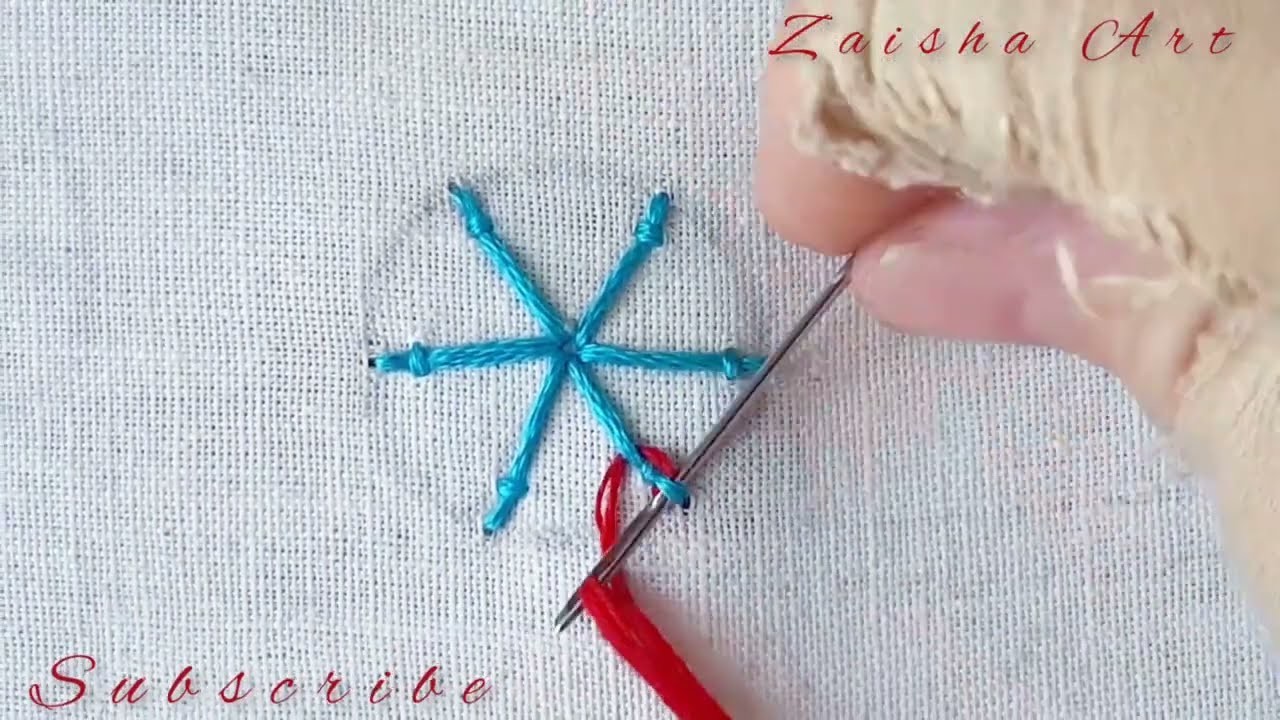 Hand Embroidery: Kashmiri Ball Stitch All Over embroidery designs