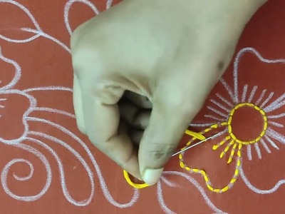 Hand embroidery nakshi kantha border design stitch tutorial,Nokshi katha selai