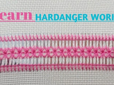 Hardanger Embroidery for beginners|Hand Embroidery| #tarkashi #hardangerembroidery@meesembroidery37
