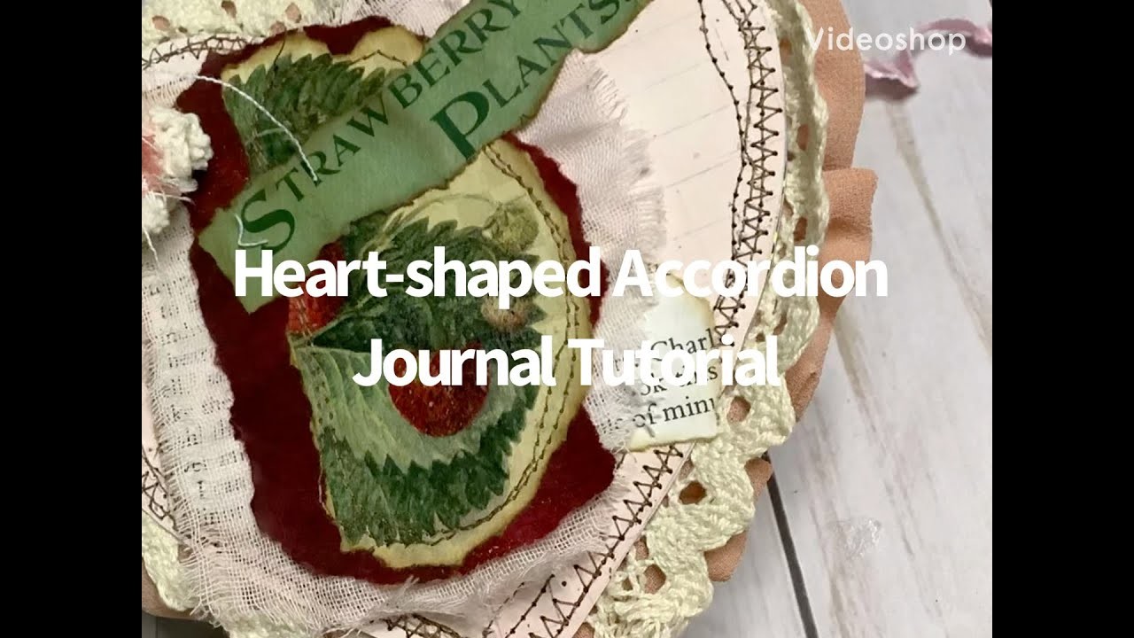 Heart-shaped Accordion Journal Tutorial