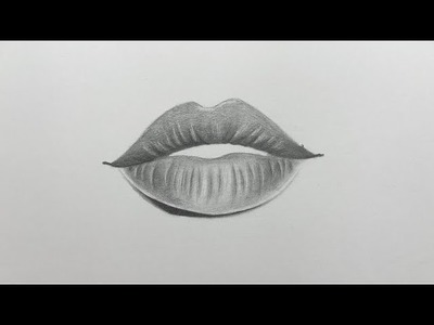 How to Draw a Lip for Beginners - EASY TUTORIAL -