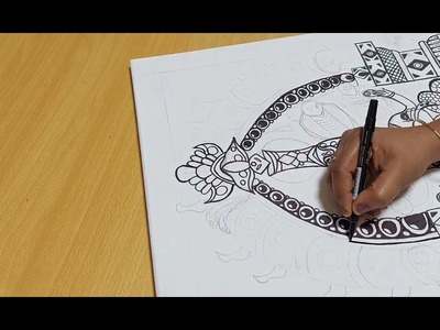 How to Draw Sage Patanjali Mandal Art. Mandal Art.Mandal Drawing Easy step by Step