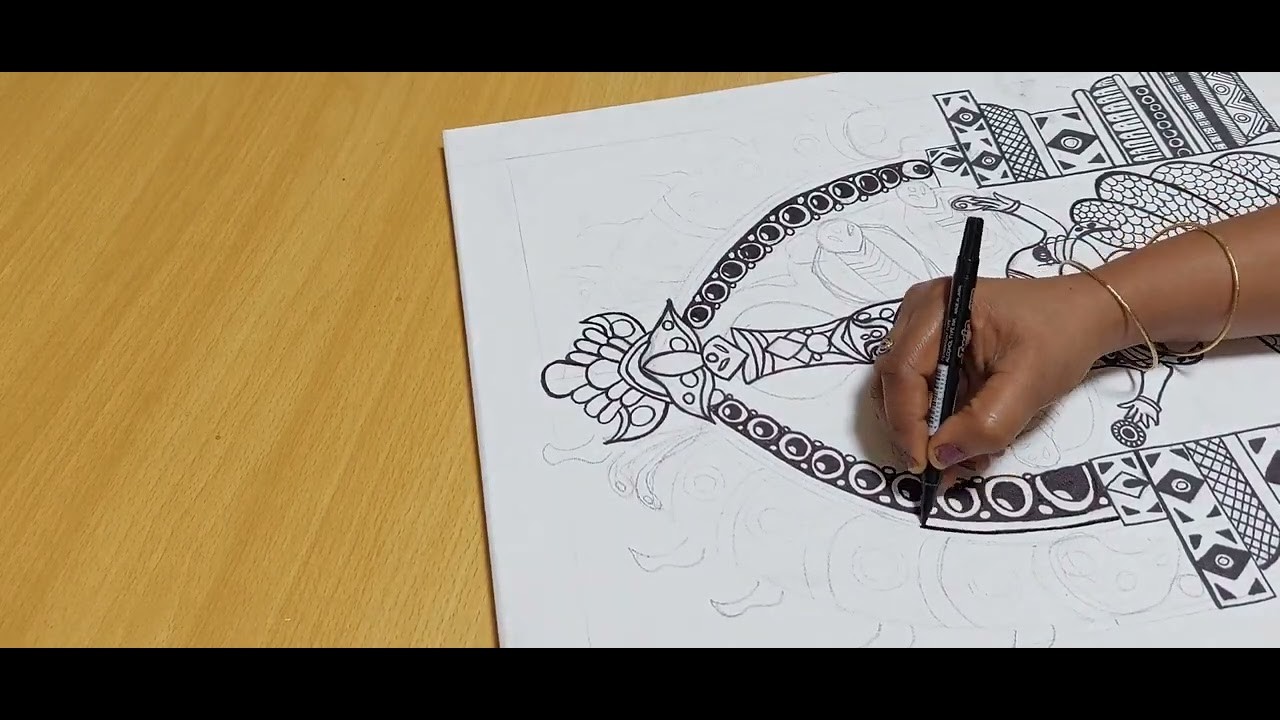 How to Draw Sage Patanjali Mandal Art. Mandal Art.Mandal Drawing Easy step by Step