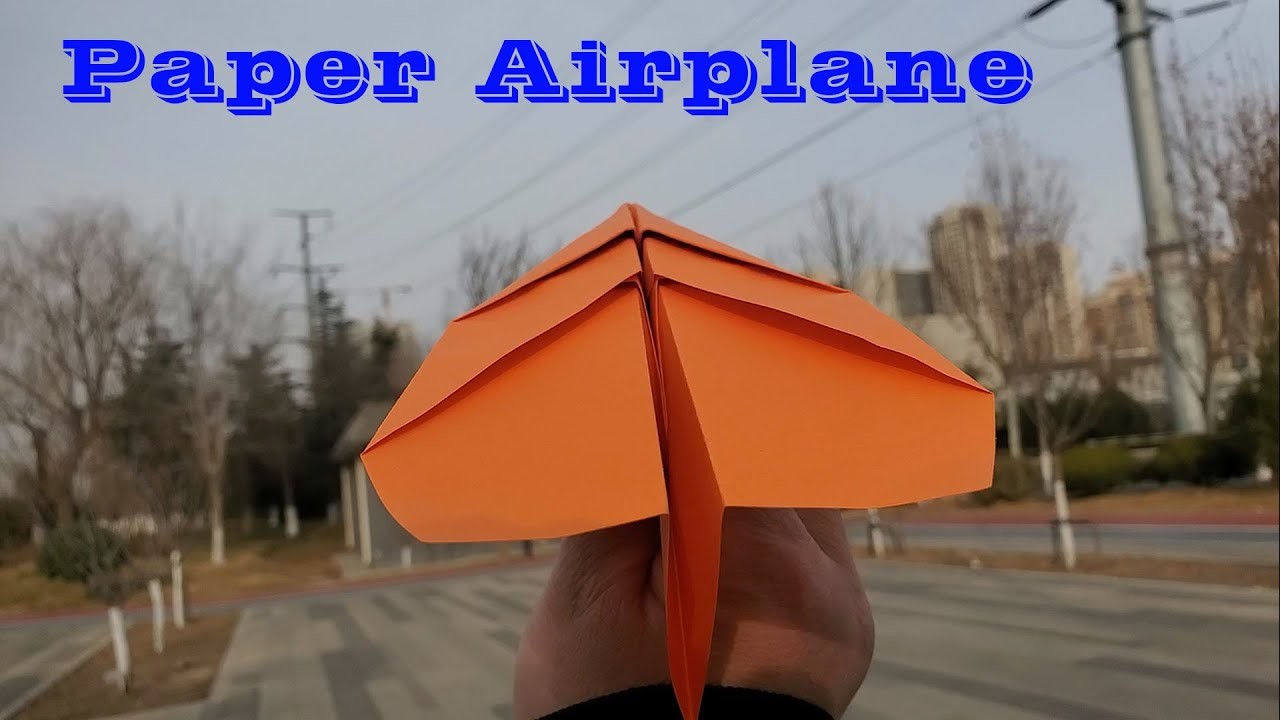 How to make a paper airplane that folds easily and flies far