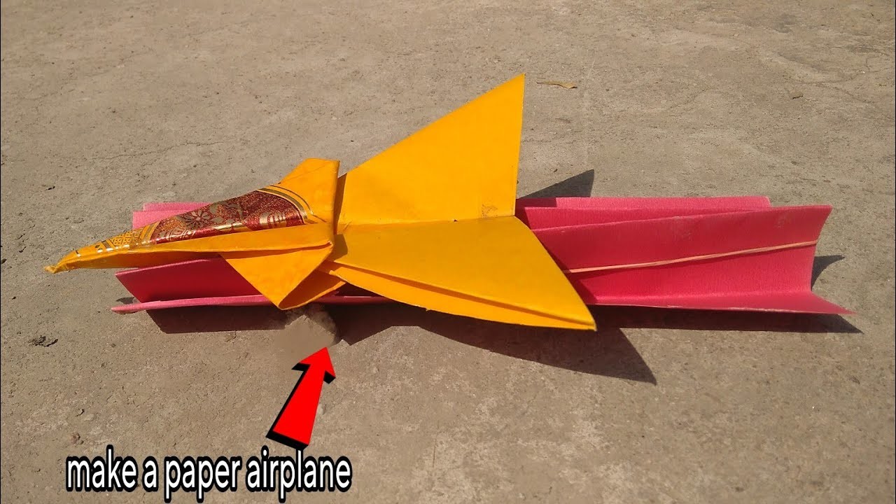 How to make a paper airplane || how to fold a paper airplane || paper airplane kaise banaye || XYZ