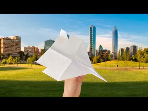 How to make a Paper Plane Jet I Origami airplane that flies far