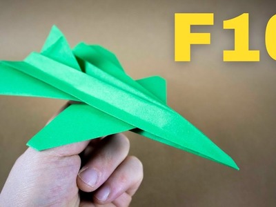 How to Make Paper Airplane | Paper Jet Fighter - F16