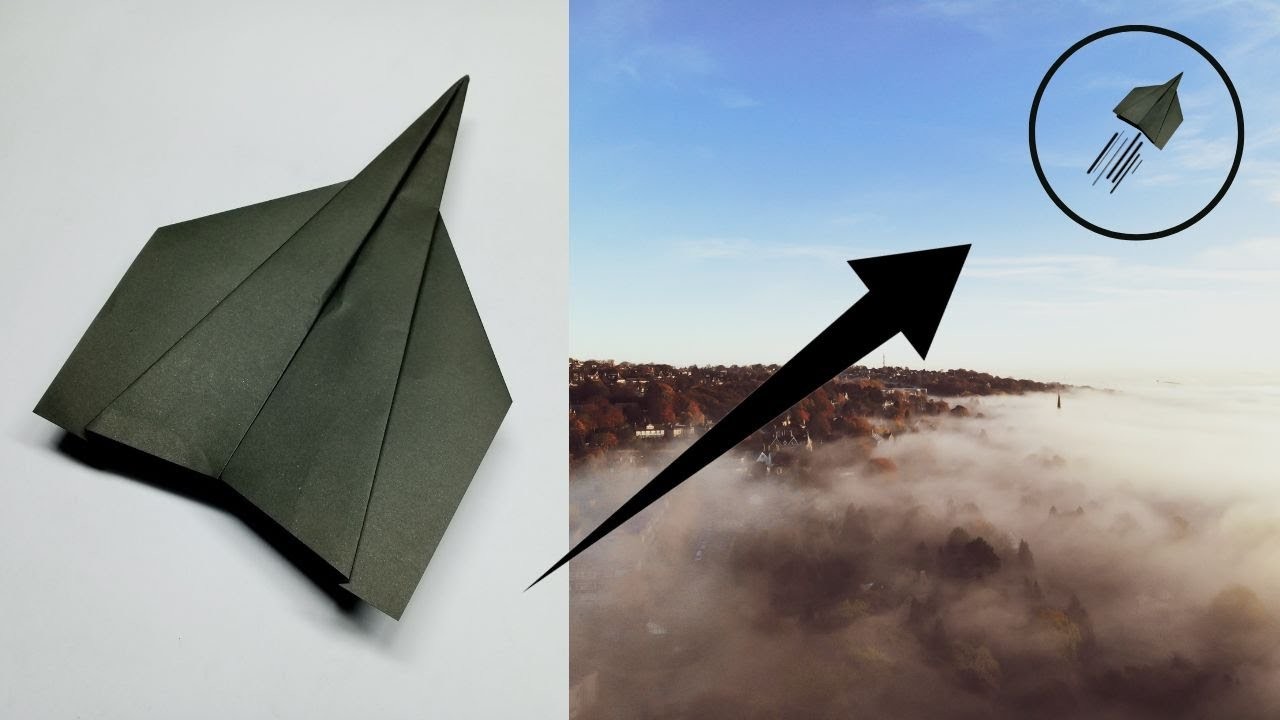 How to make paper airplanes flying long and far