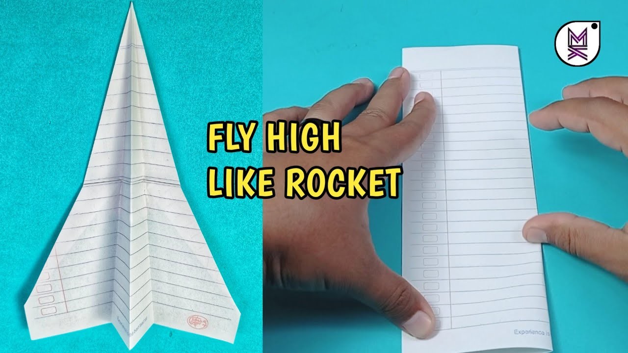 How to Make Paper Rocket | How to Make a Paper Airplane | Paper Jet Aeroplane Fly Like Rocket