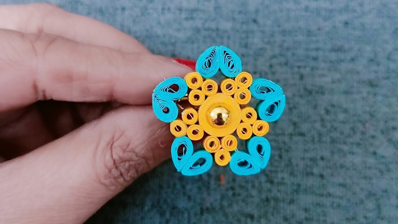 How to Make Quilling Finger Ring Tutorial